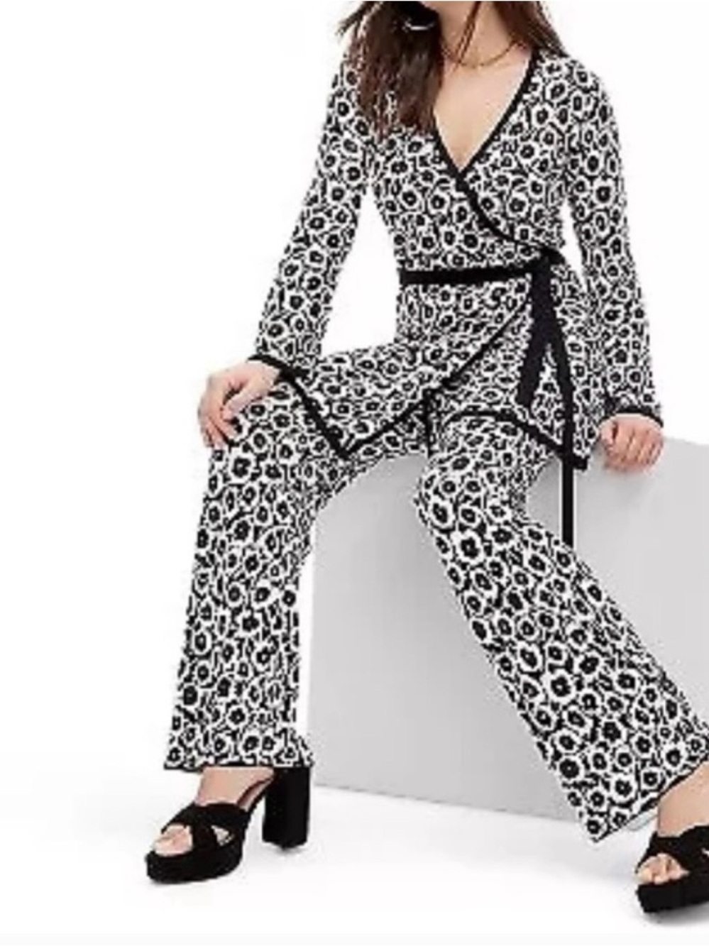 Diane Von Furstenberg x Target collab Black and White set